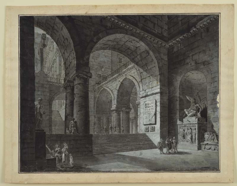 Disegno per scenografia, modonature - Civici musei e gallerie di storia e arte, Udine